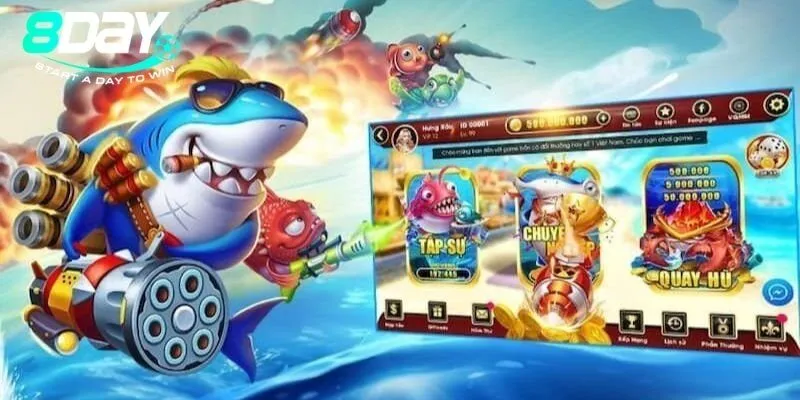 Các loại vũ khí tối tân trong bắn cá đổi tiền momo