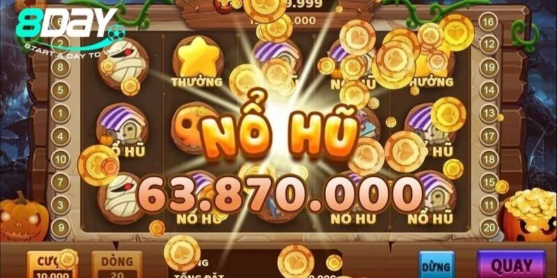 Lý do bạn nên quay hũ trực tuyến tại 8DAY