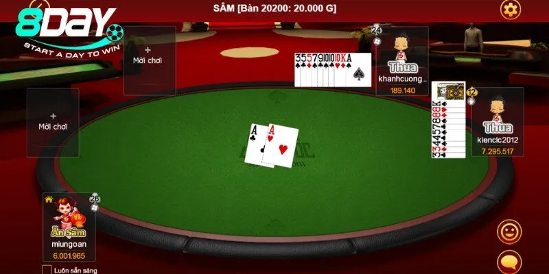 Những tựa game đánh bài online hot tại 8DAY